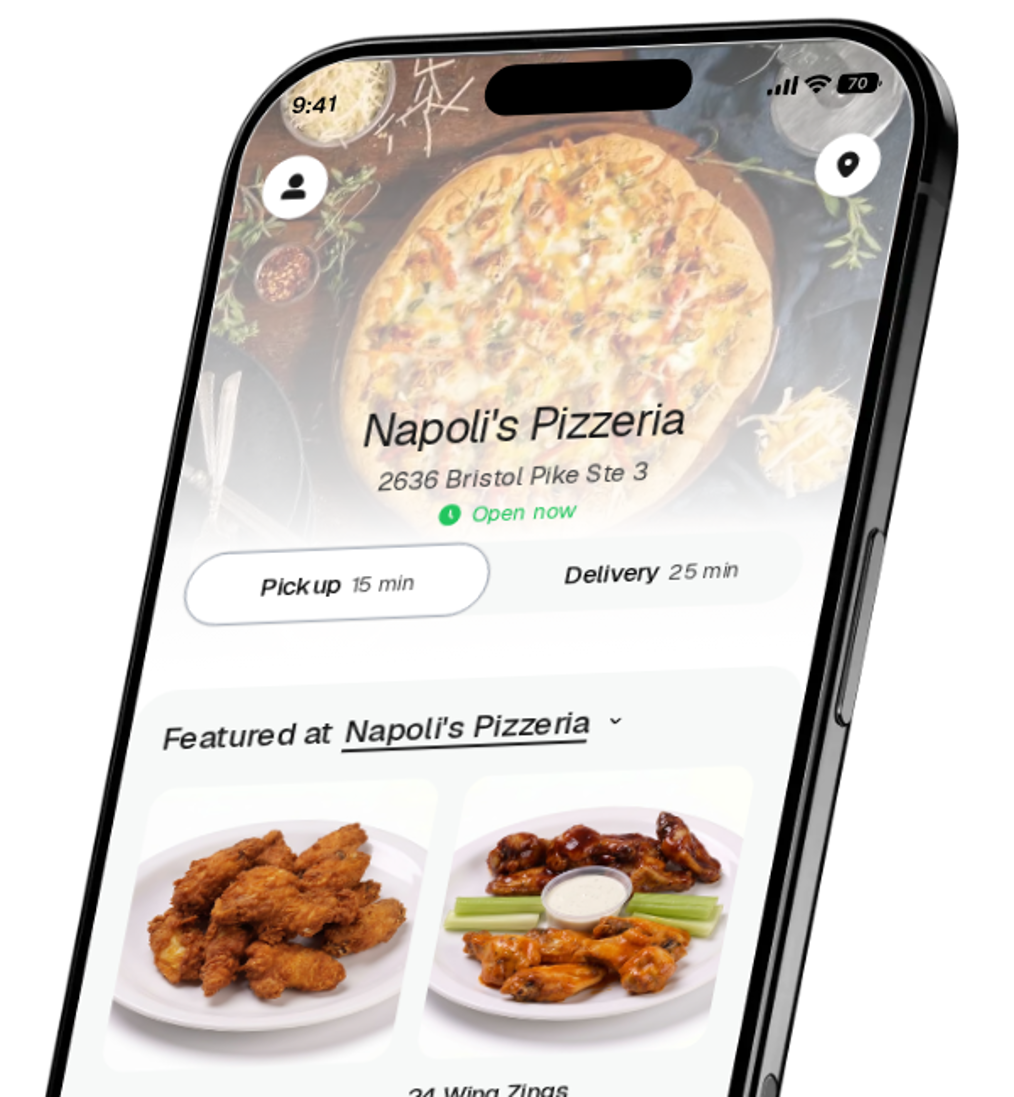 Napoli's Pizzeria app preview