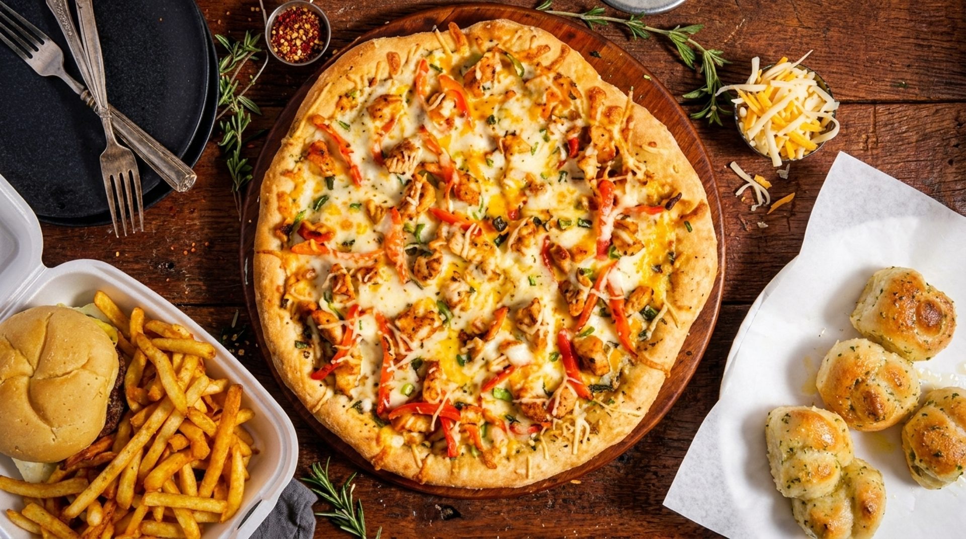 Dine in, take out, or delivery