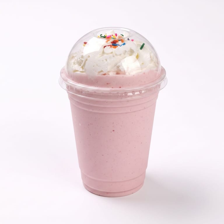 Delicious Strawberry Milkshake