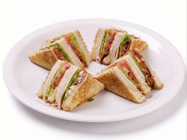 BLT Club w/ French Fries.