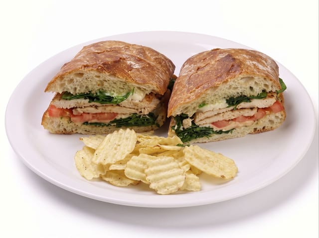 Turkey & Cheese Hoagie.
