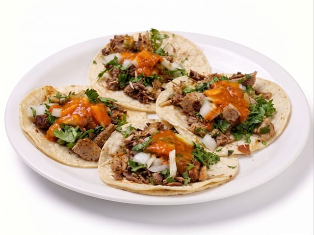 Tacos De Carne Asada, Beef Steak (3).